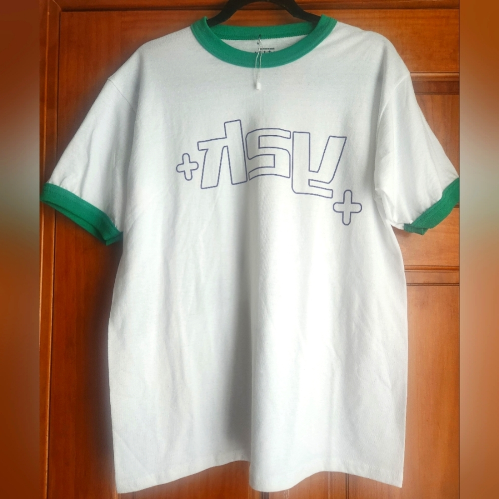 NWT Guitar Boy Y2K Ringer Tee Mens‎ Large